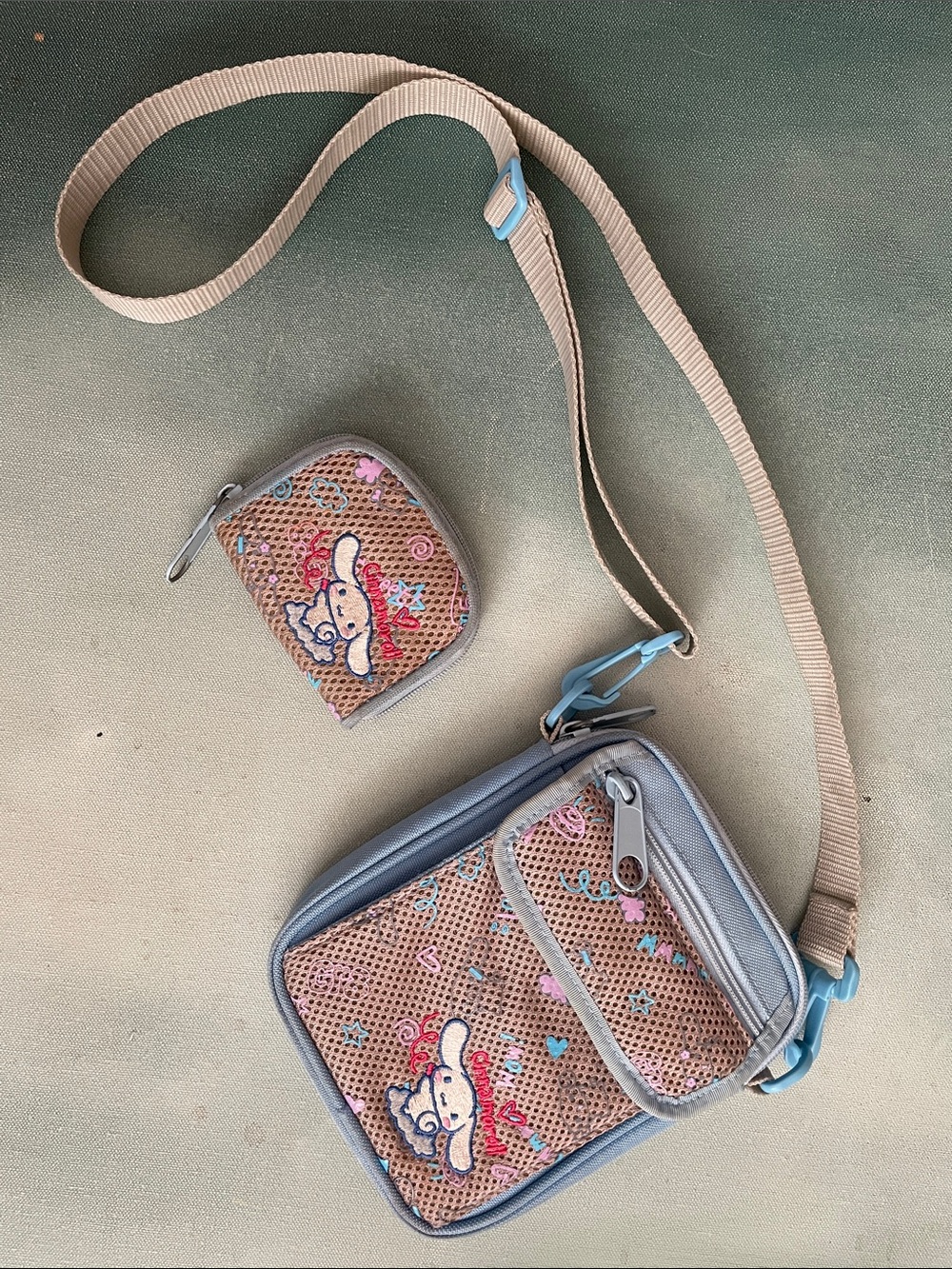 Sanrio Hello Kitty Cinnamoroll Crossbody Bag Purse + Wallet + More